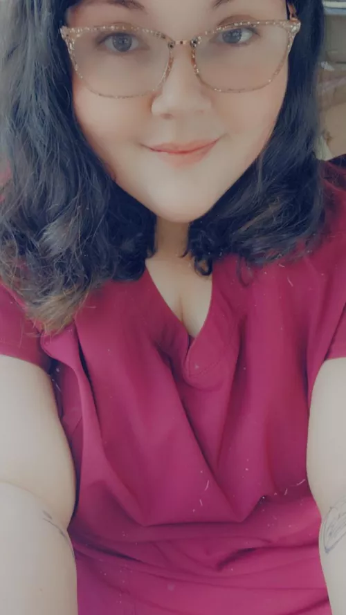 Showing off the scrubs. 🤭 by iheartpanda