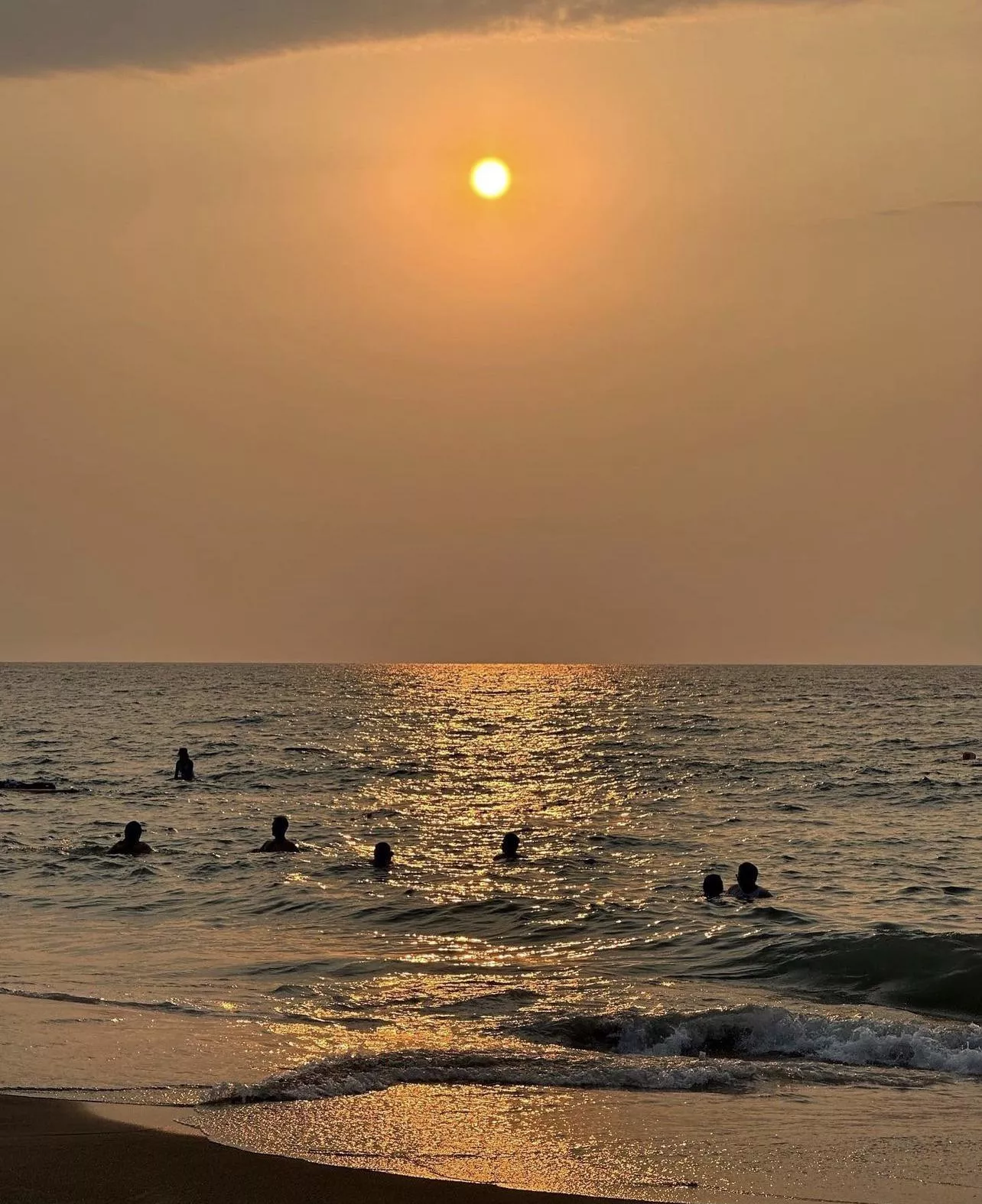 Surf town kind of sunset posted by Mywanderingfeet