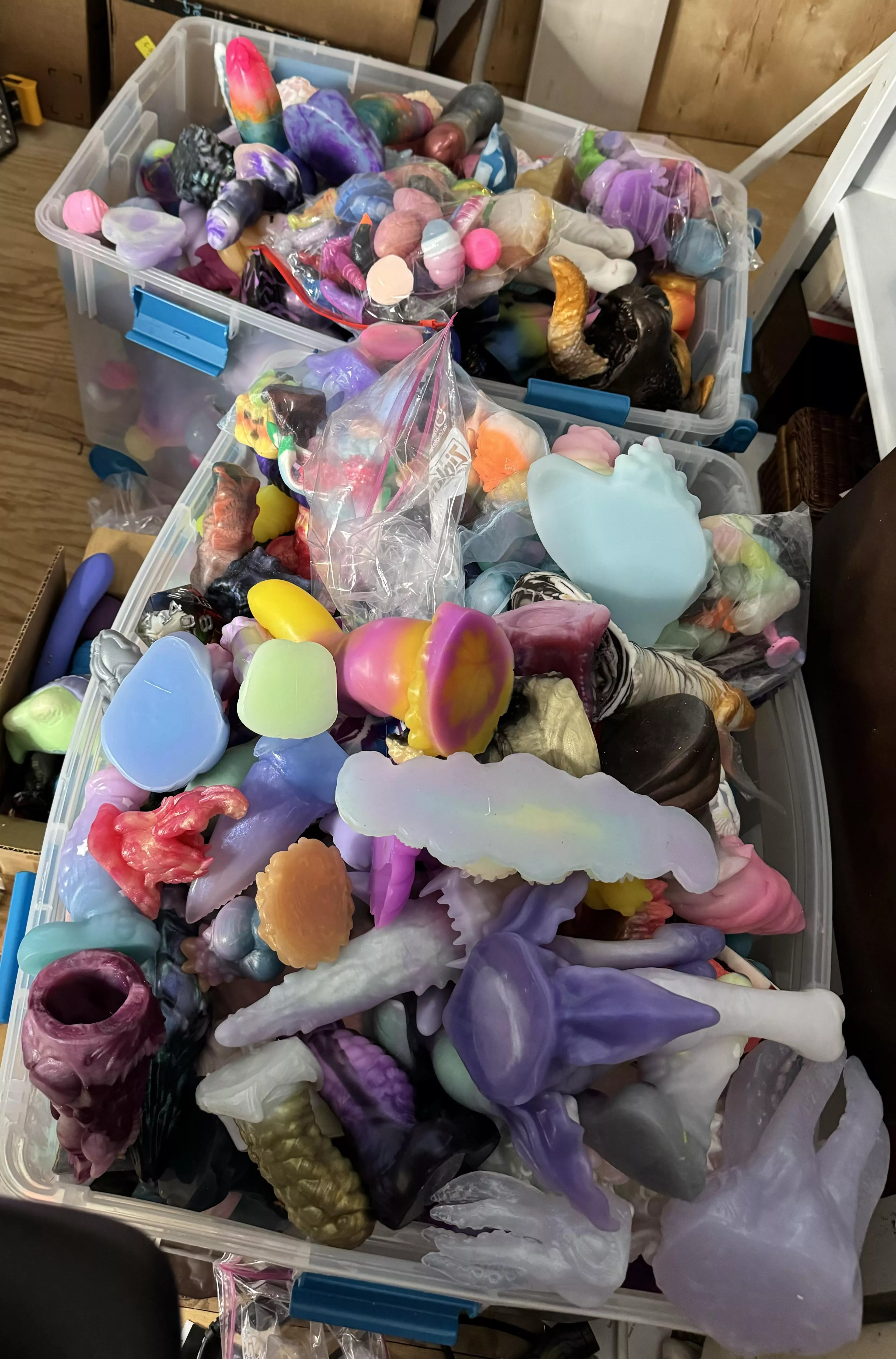 The bins are overflowing posted by squishylynxie