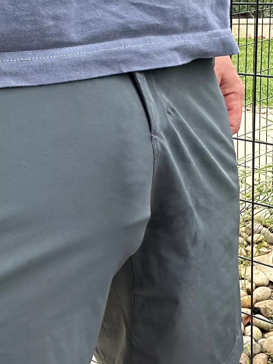 Unlined shorts in public are either a very bad idea or a very good idea posted by longdongsilver454545