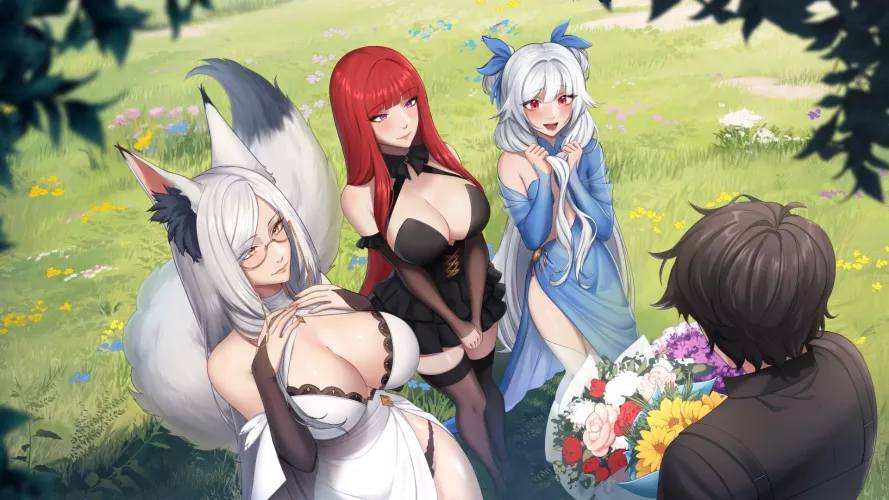 3 ladies to choose from (WANDERER) by WANDERER_GAME