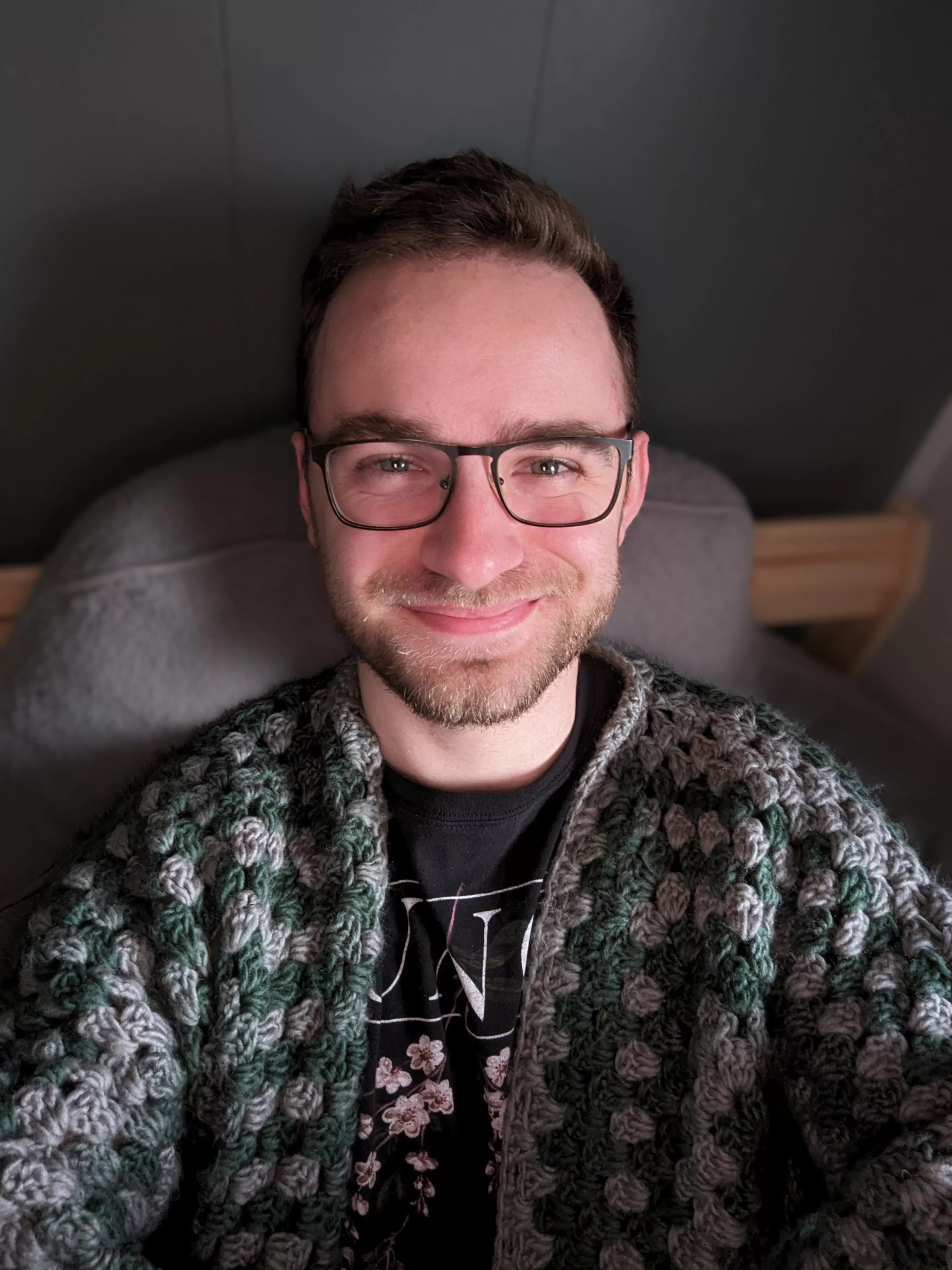 A friend made this sweater for me and it is my favorite thing to wear on lazy Sundays  posted by Biggesturtle