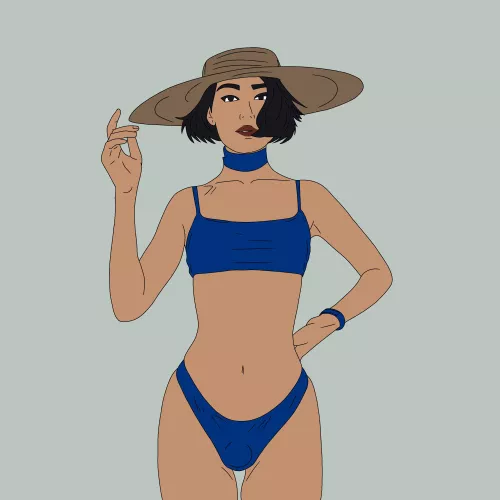 A little artwork of a femboy I did by MyInnerSissySlut