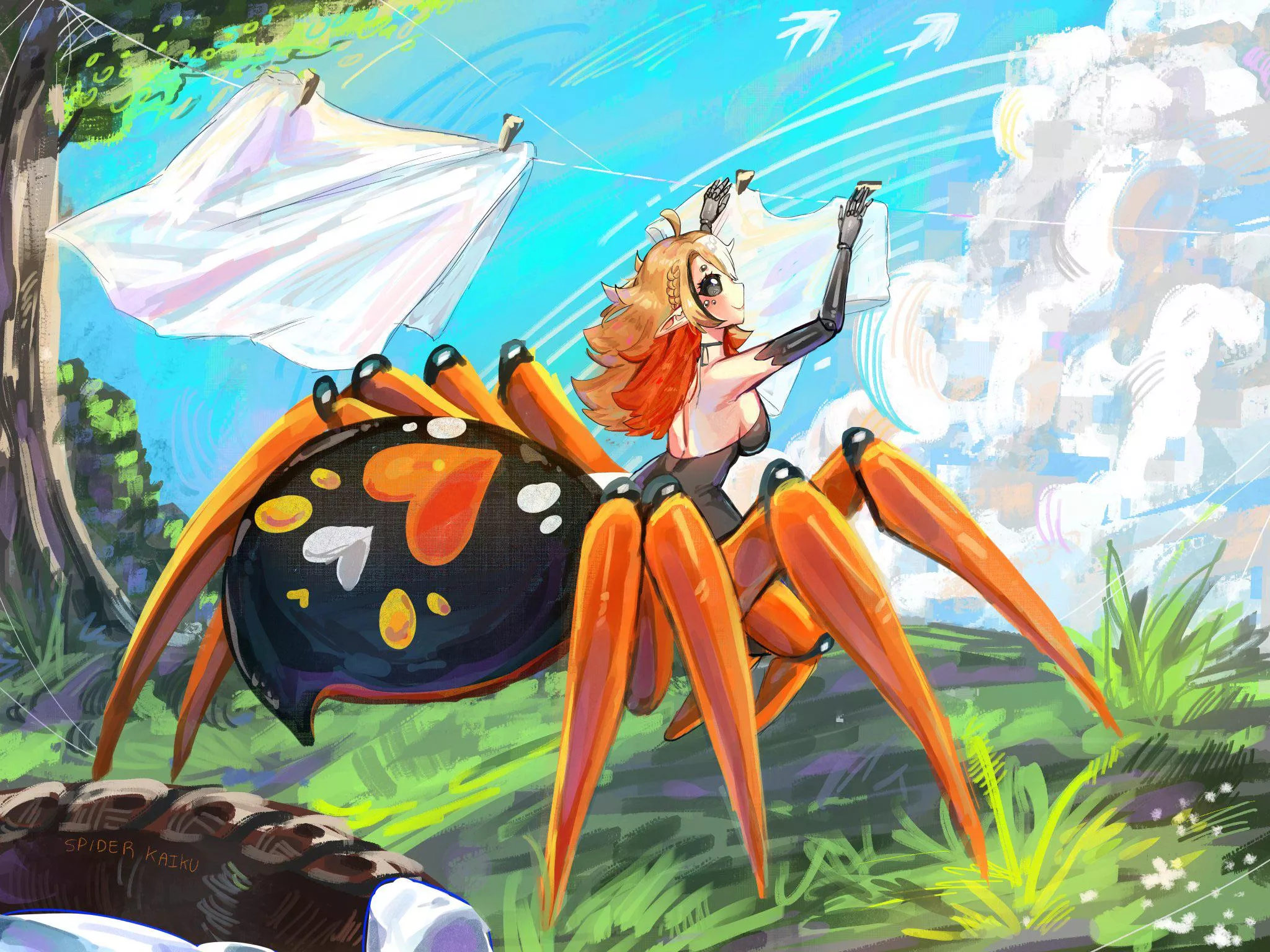 Beautiful summer day with your spider wife posted by Capt_Levi831