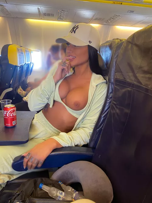 bolt ons on the plane! by SexyyEmily