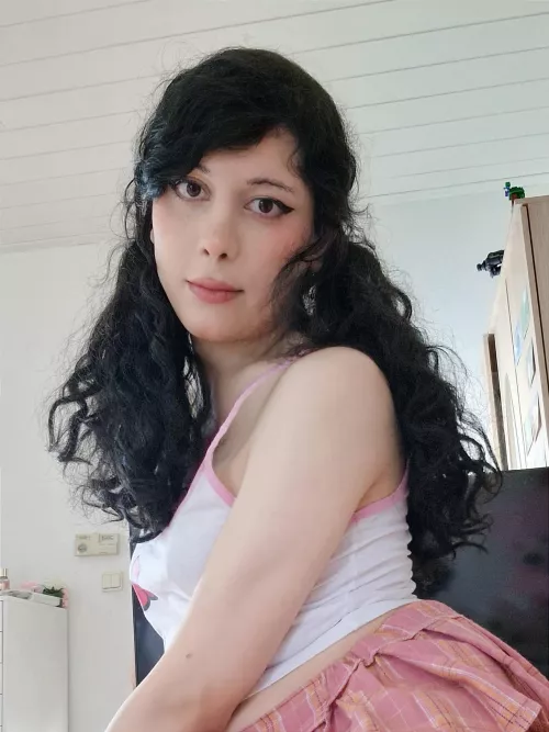 felt cute in my natural hair (shy to admit 💗🙈🧸) :3 by puruchuu