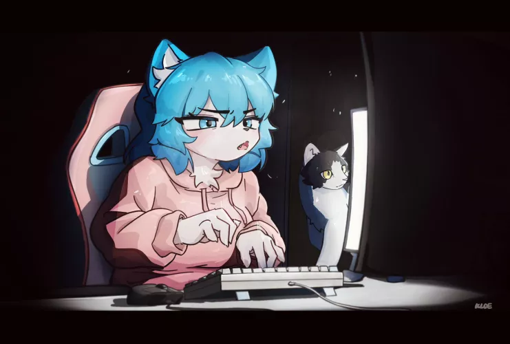 Gaming cats by Reasonable-Fly-6014