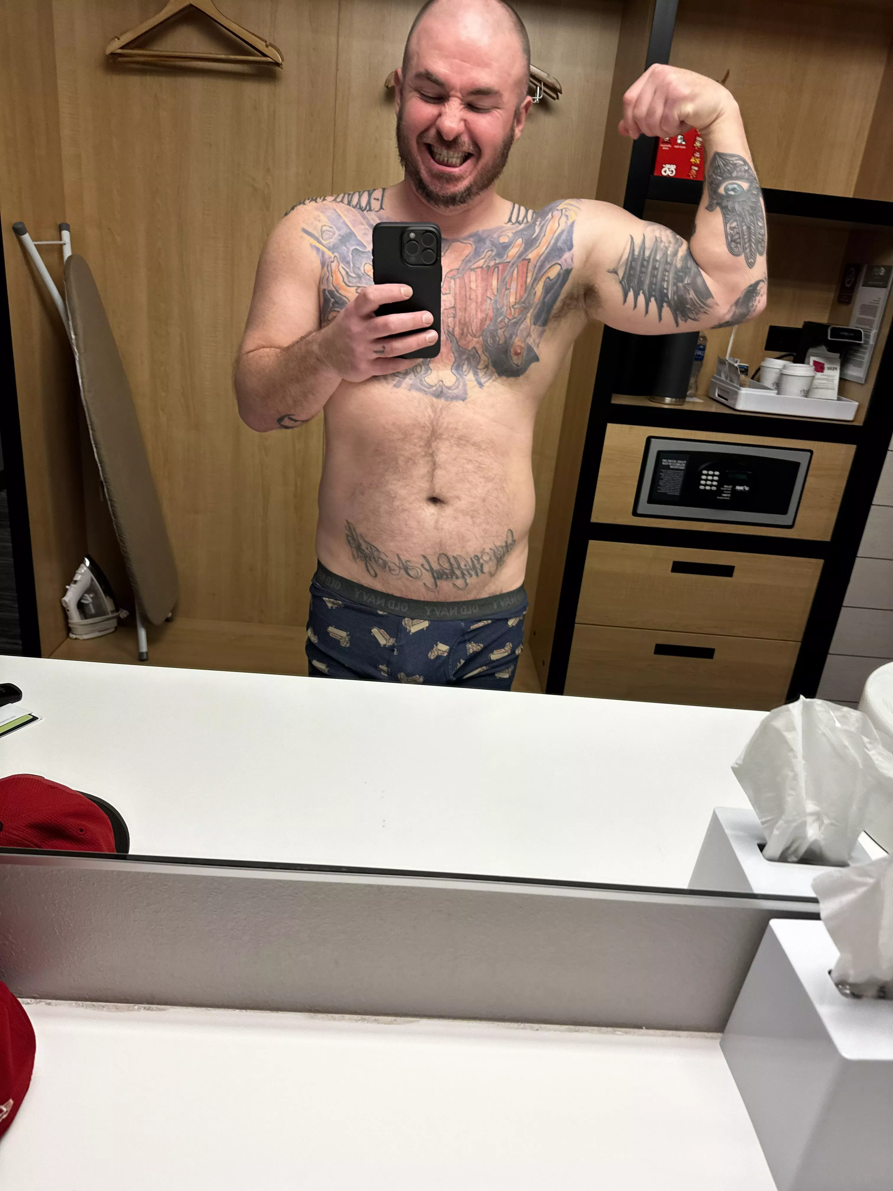 Hotel mirrors always take the best pics posted by Oldandnaked