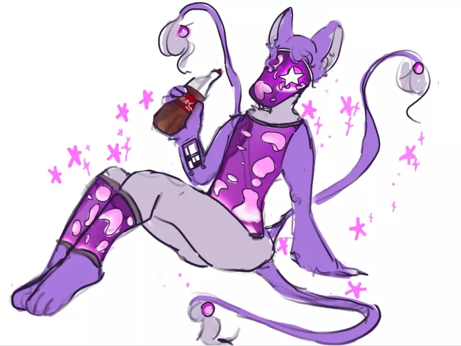 I made my non furry friend a fursona ! :0 he needs a name by appelleUWU