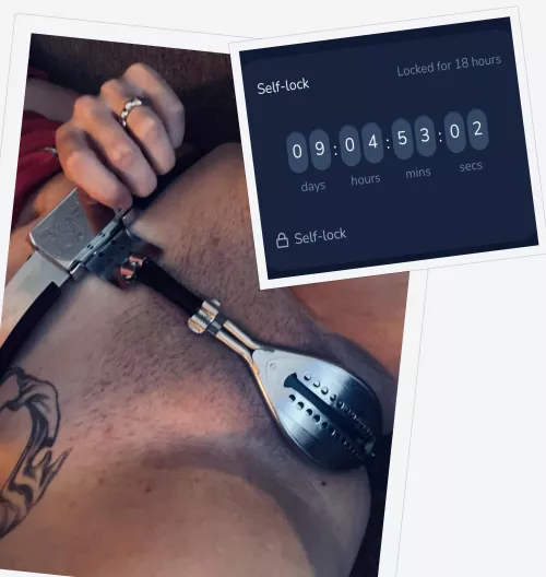 Longest lock to date  by Chastityslut4679