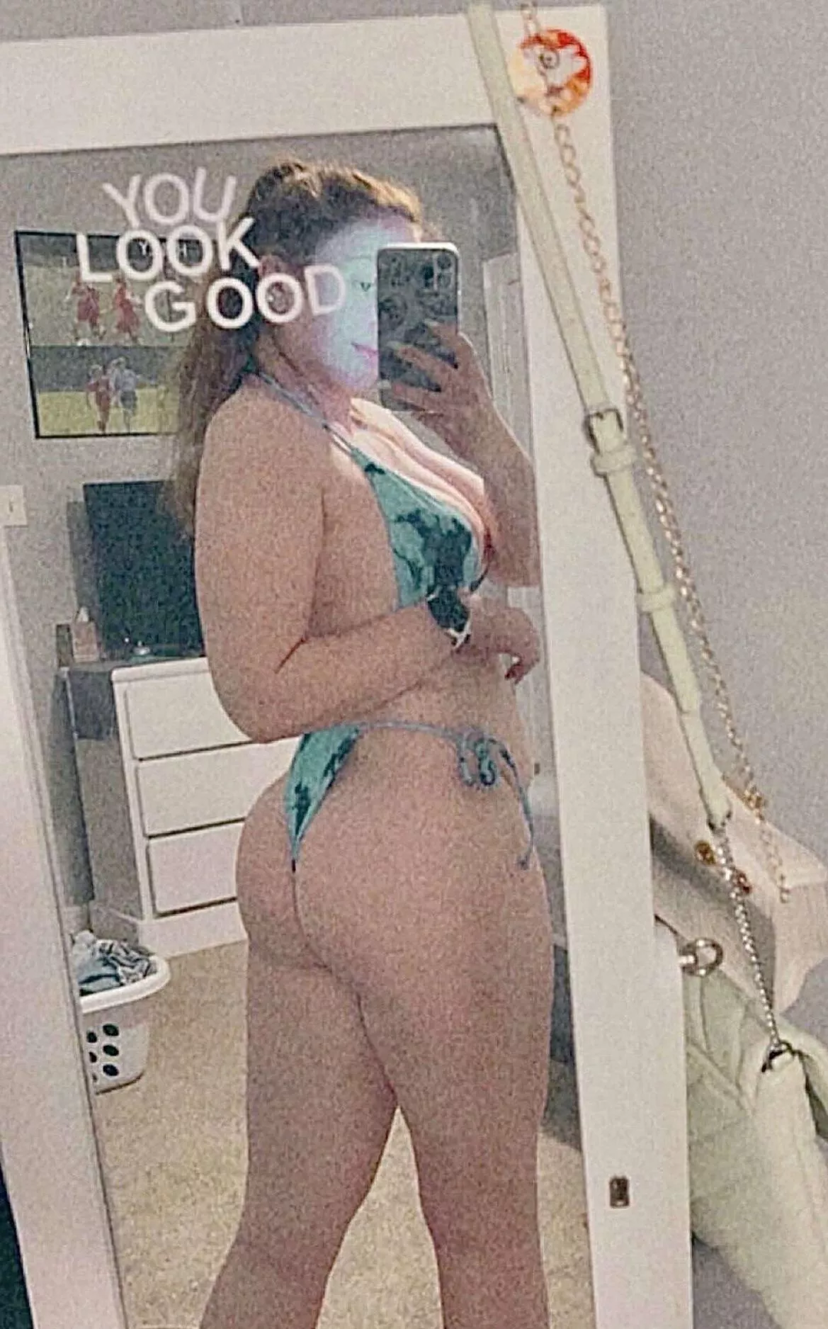 My gf wore her new bikini to the pool today..didn’t know till she sent this😰 posted by FewAd8282