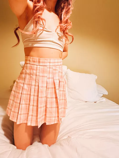 My hair matches my skirt.. by Egeg2