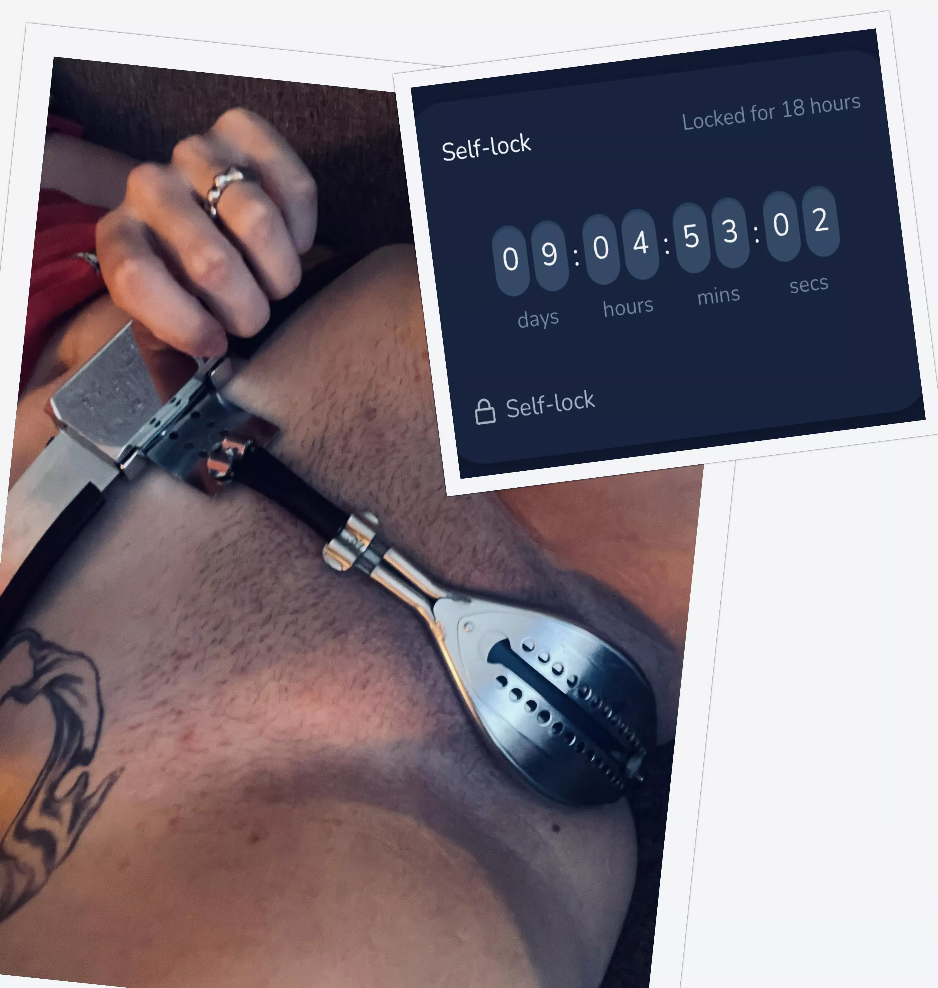 My longest lock up yet! posted by Chastityslut4679