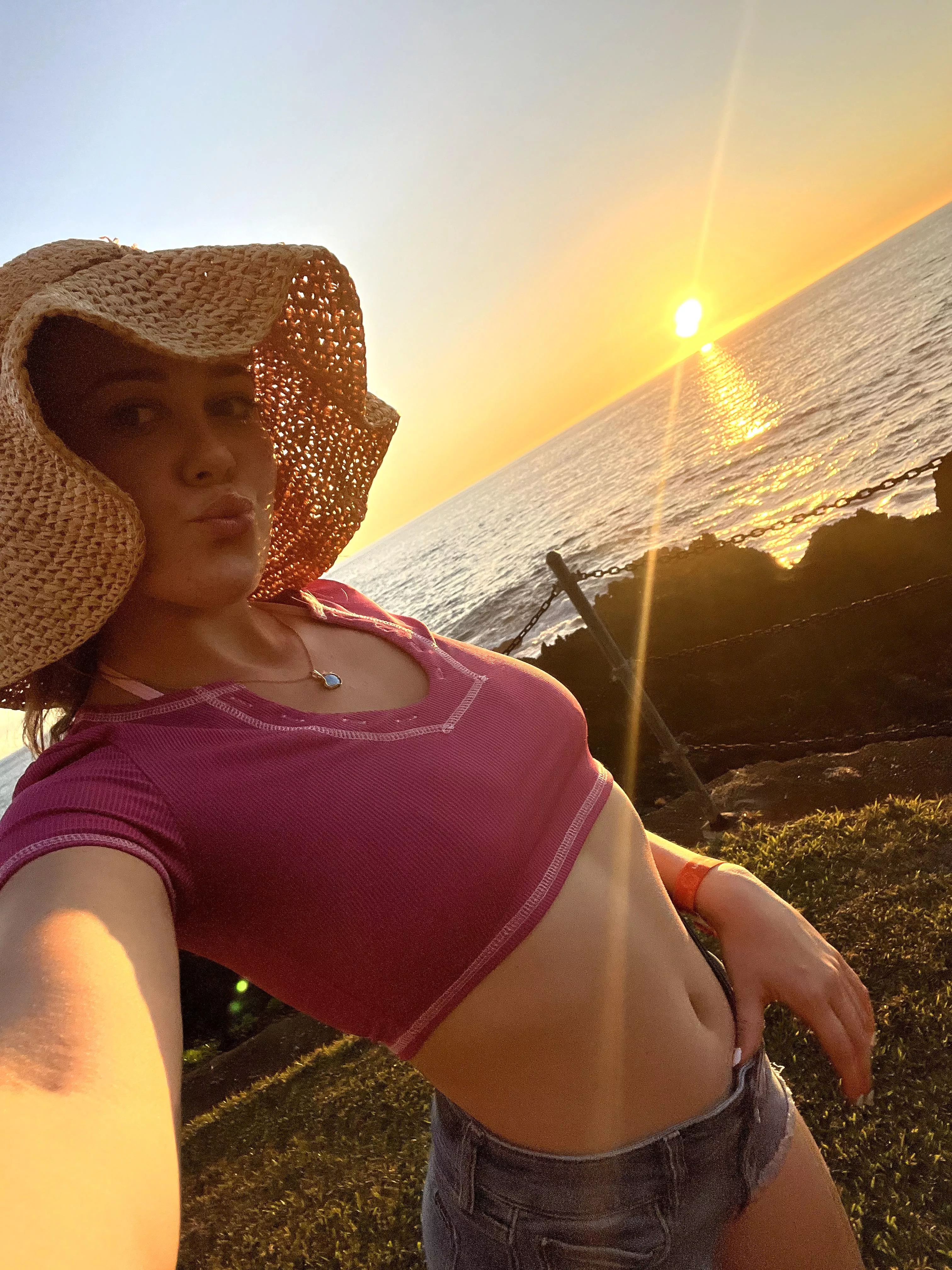 Pink is the best color for a crop top posted by CassiCaprii