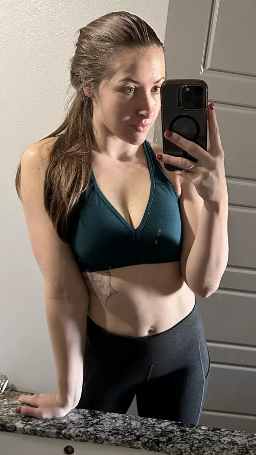 Post workout, feeling good :) by cumwcourt