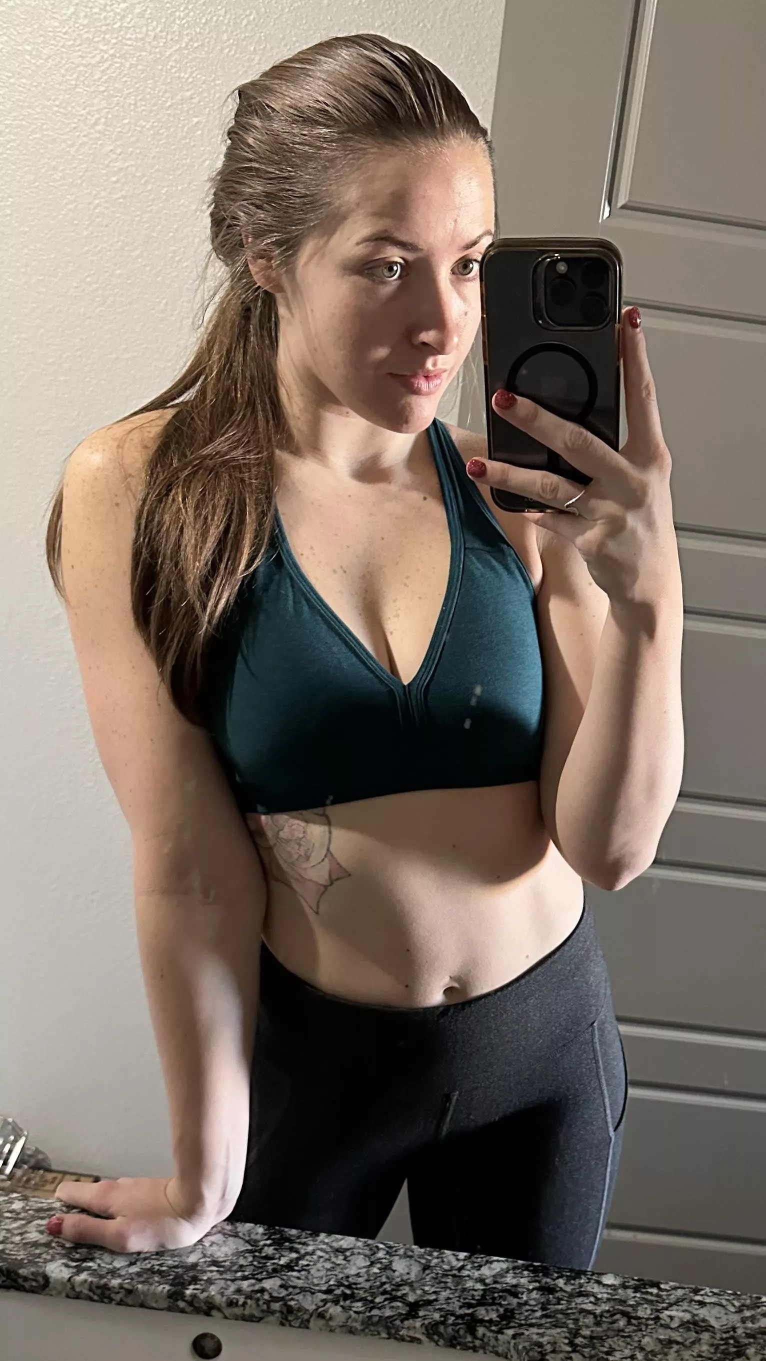 Post workout, feeling good :) posted by cumwcourt