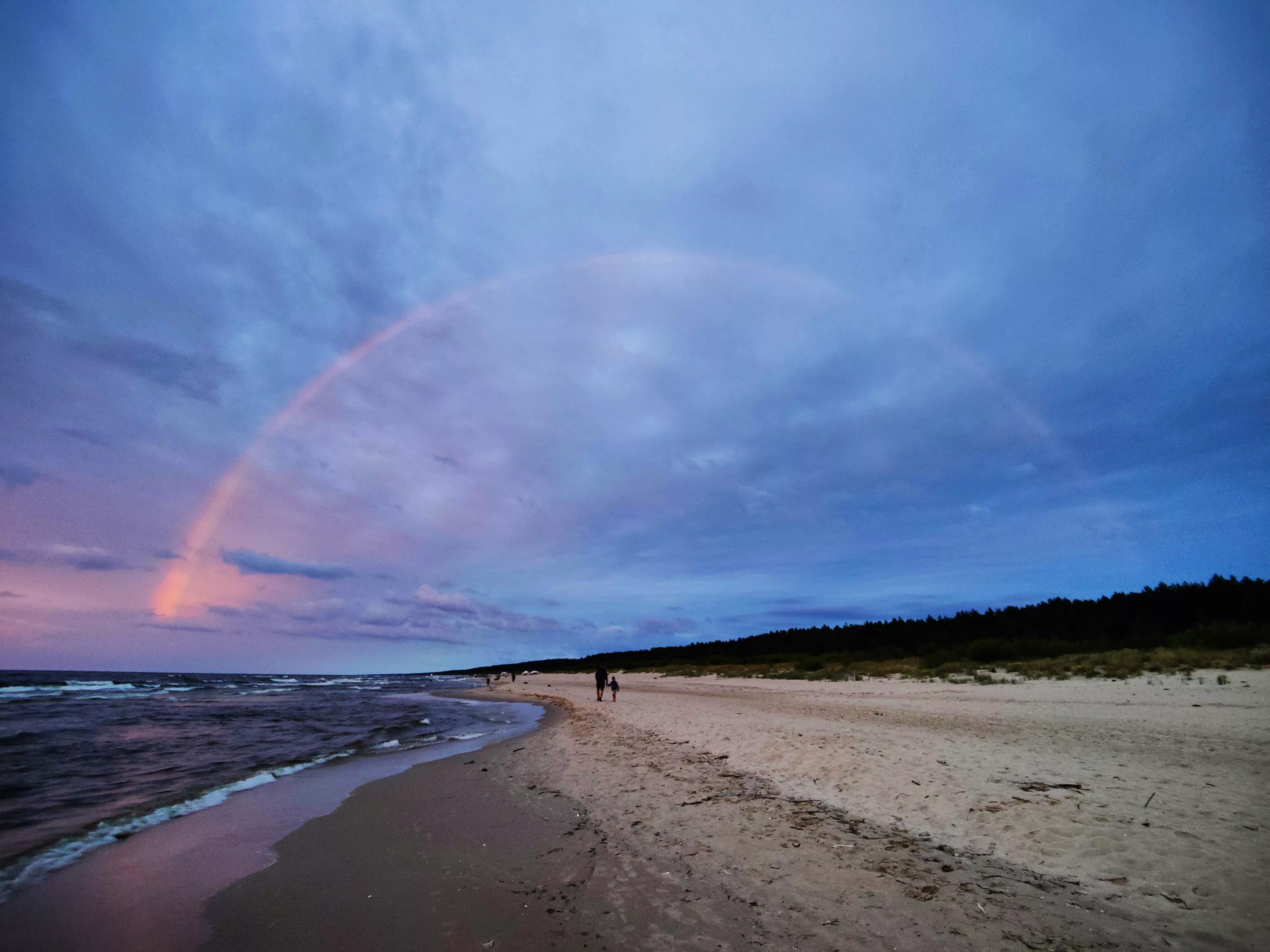 Rainbow at the Baltic sea  posted by QIkboy