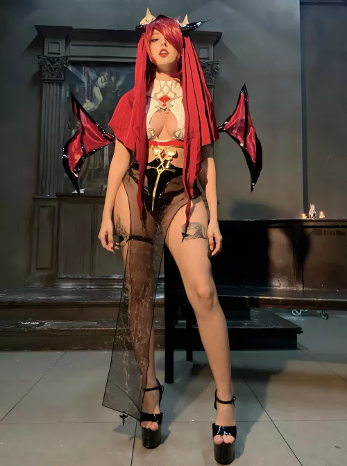 Rosaria from Genshin Impact by neekomari  by lolimolly