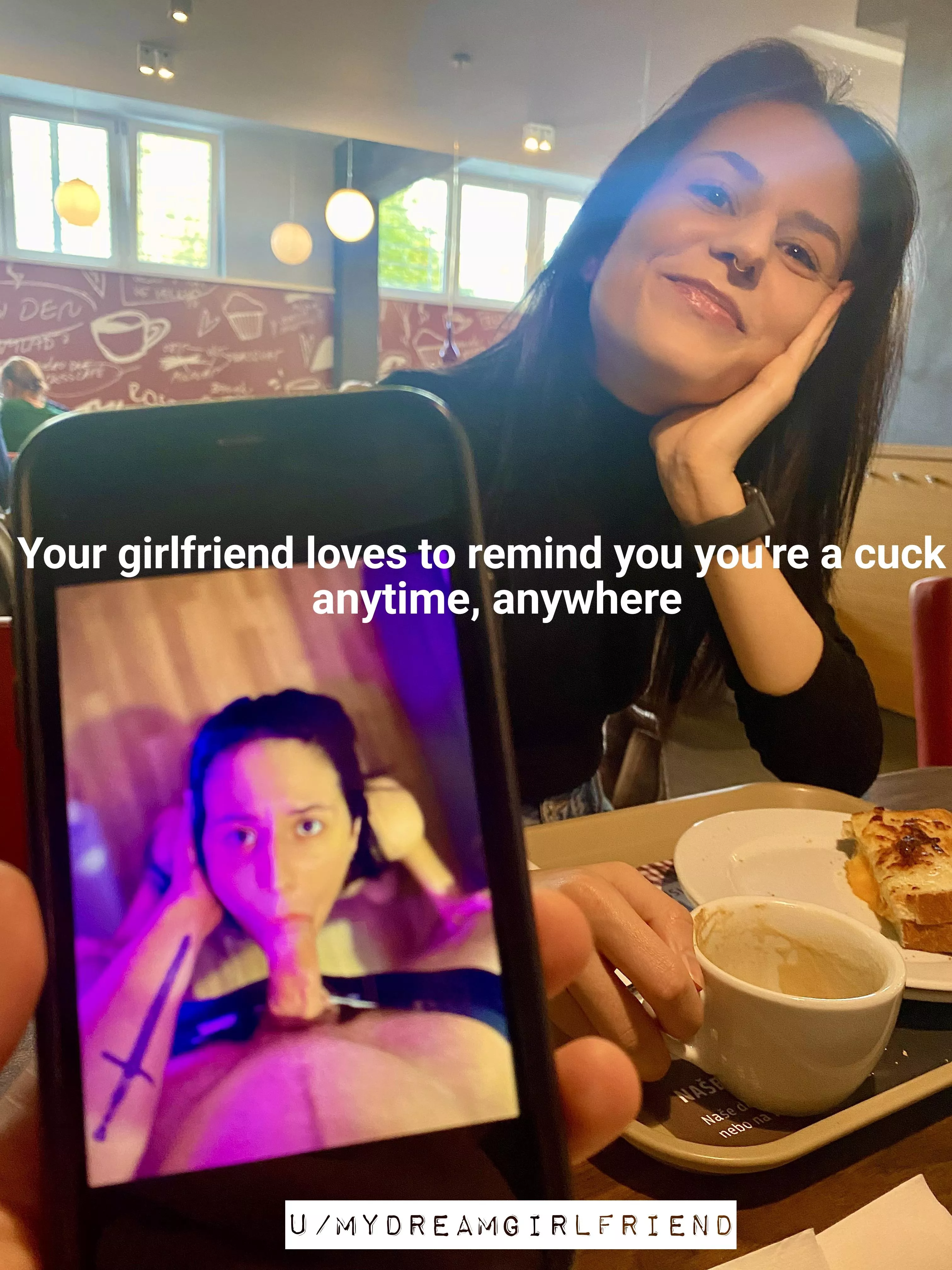 She loves to remind you posted by MyDreamGirlfriend