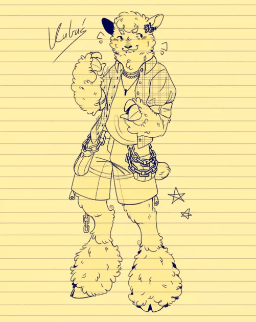 💥Sheep💫 (art by me) by Pewien_Kot