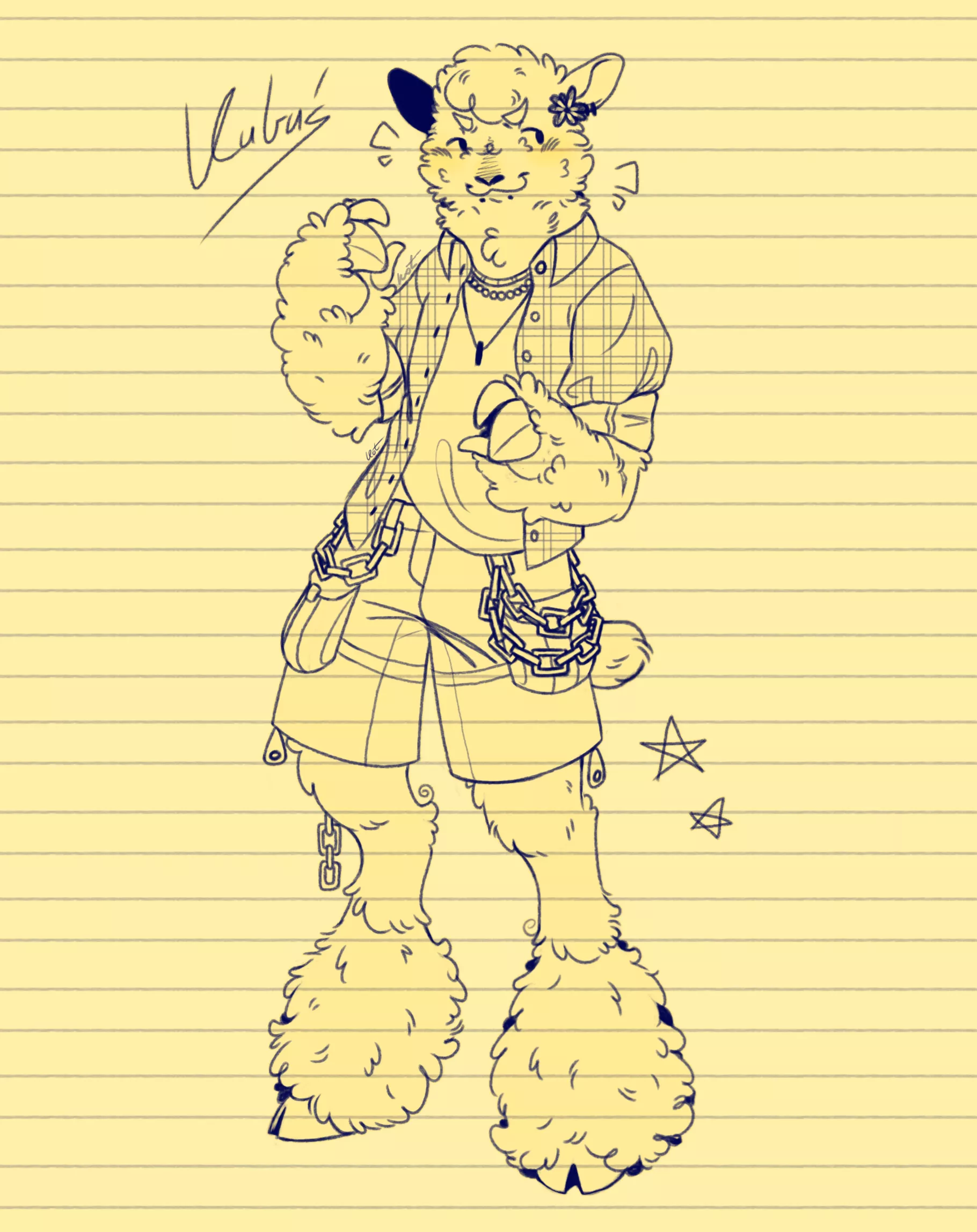 💥Sheep💫 (art by me) posted by Pewien_Kot