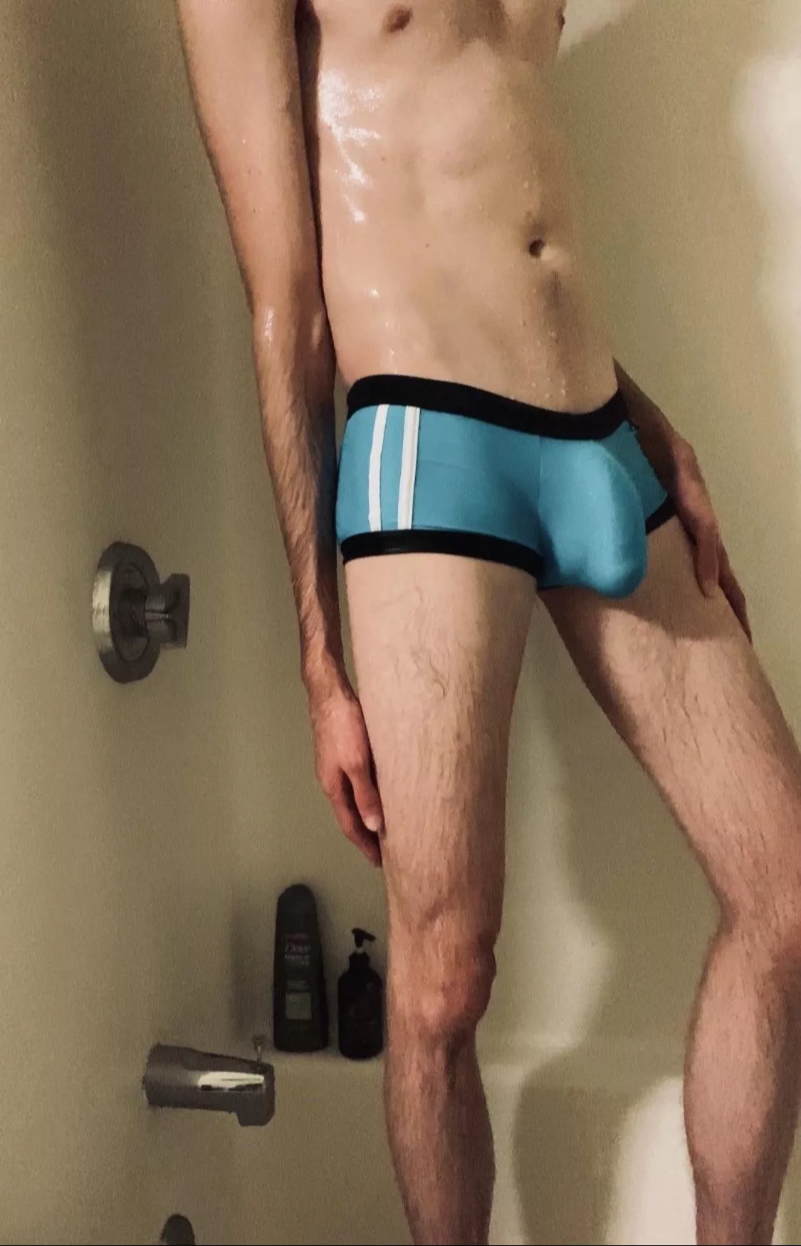 What would you do if you saw me in my swim trunks? posted by dariansells