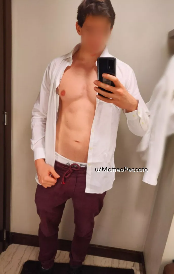 Would you like to finish undressing me? 😈 posted by MatteoPeccato