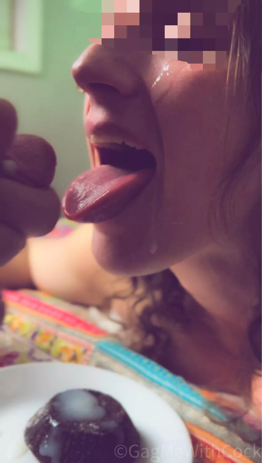 You got cum in my lava cake posted by GagMeWithCock