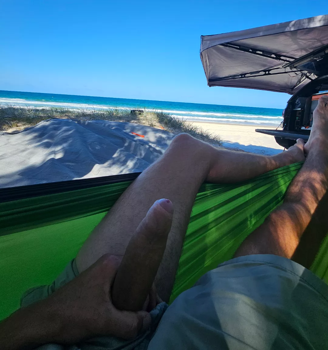 Anybody want to join my next beach camping trip? Just say hey! posted by HunglikeJay