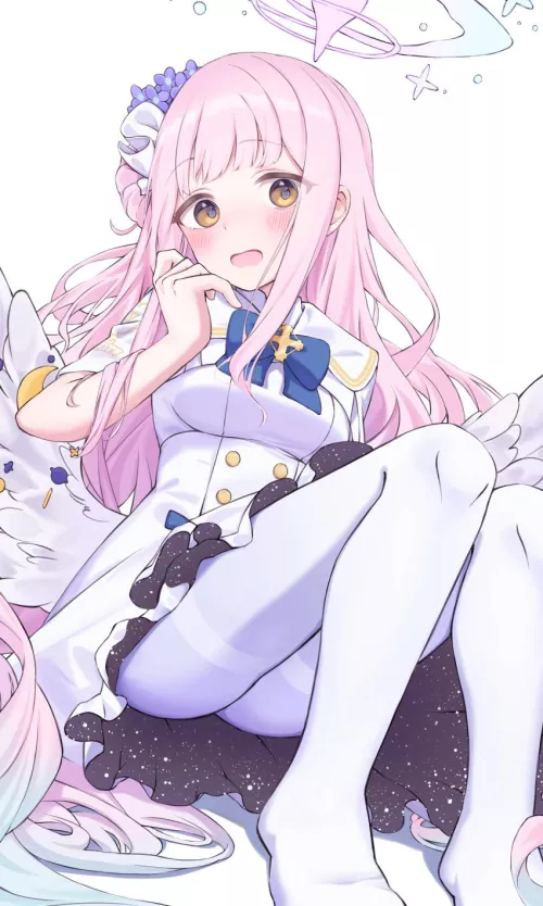 Cute and sexy angel waifu by reversedturnover