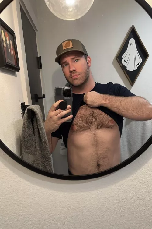 Don’t drink that often but when I do, I lift my shirt up in bathrooms  by CW03158