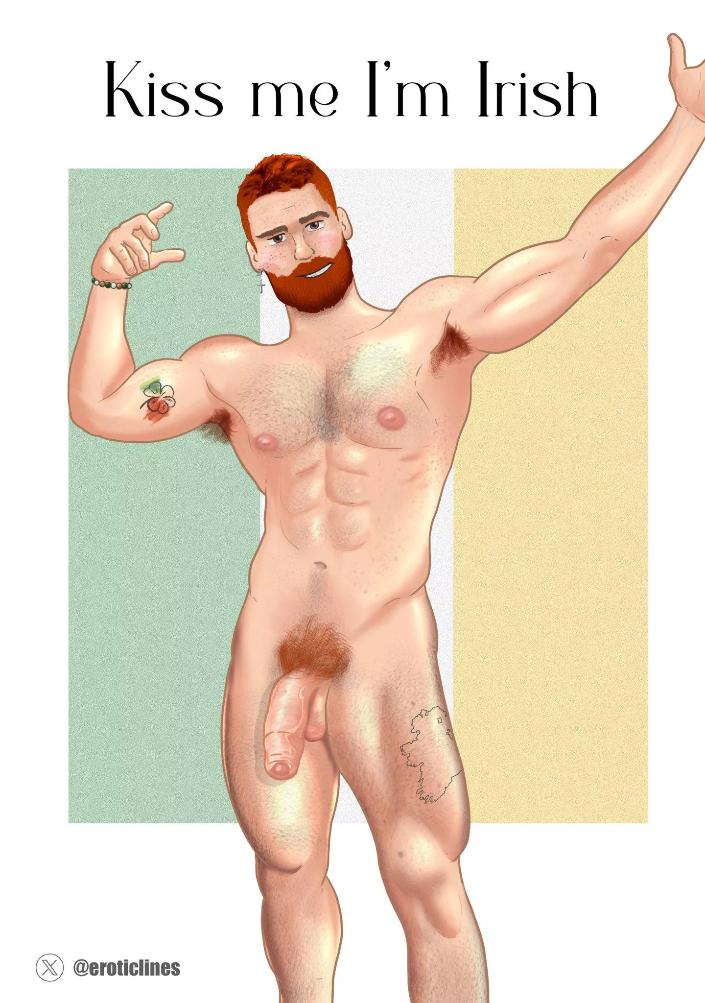 Happy St Patrick's Day ☘️🇮🇪 (@eroticlines) posted by alternativeoutlet