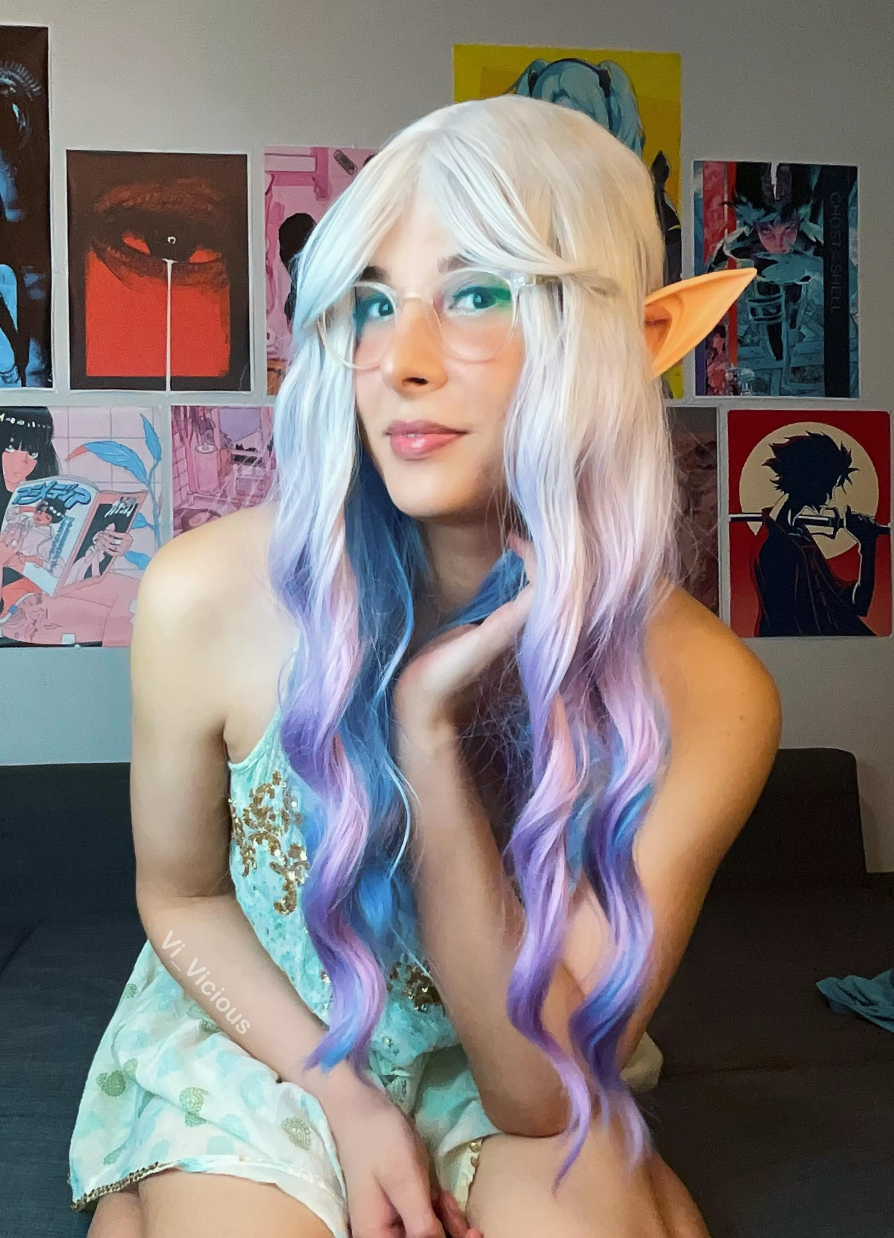 I got a wig and some elf ears ☺️✨ posted by Vi_Vicious