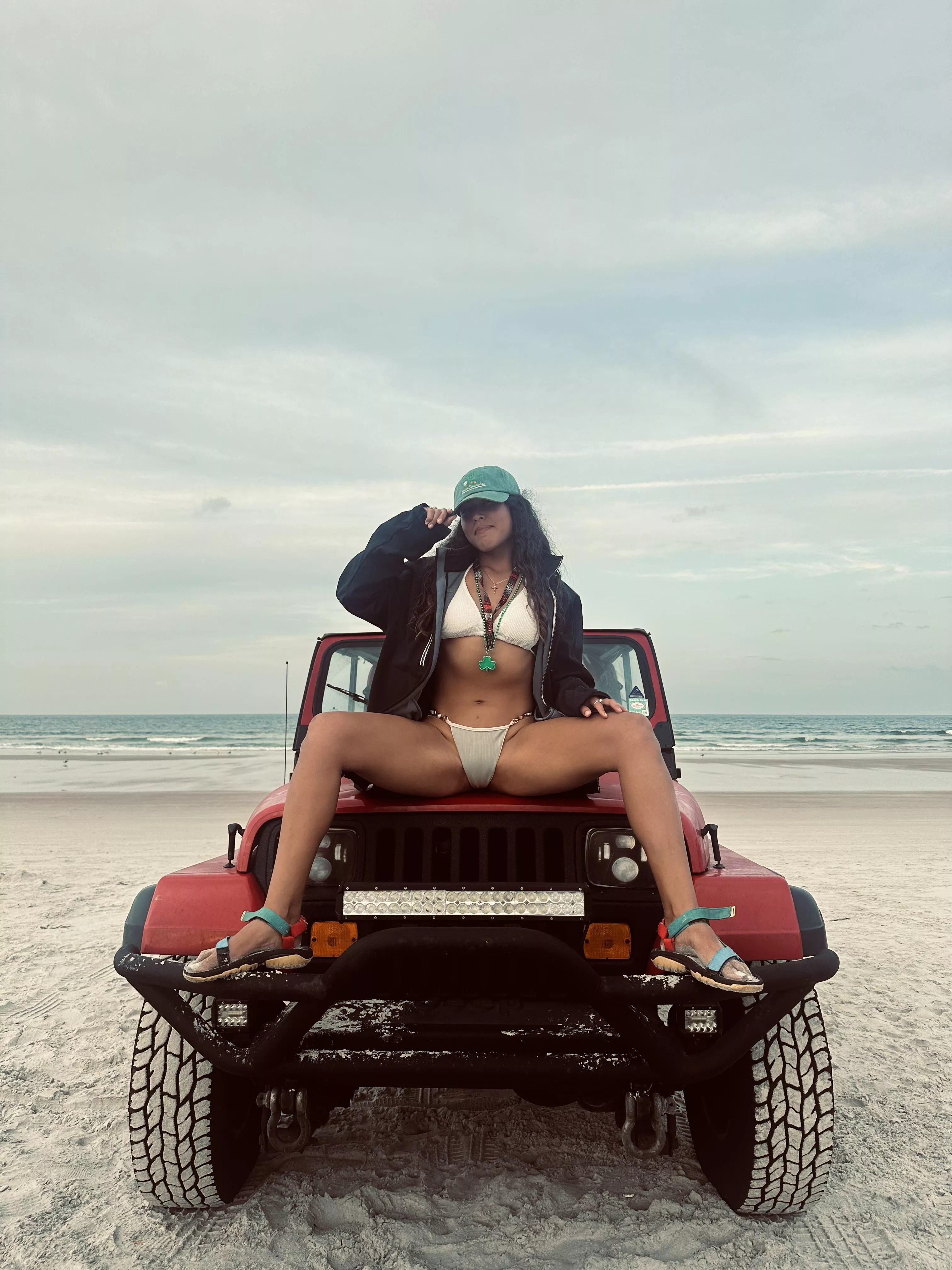 Jeep girl feeling lucky on St. Patrick’s Day posted by mygreyspace