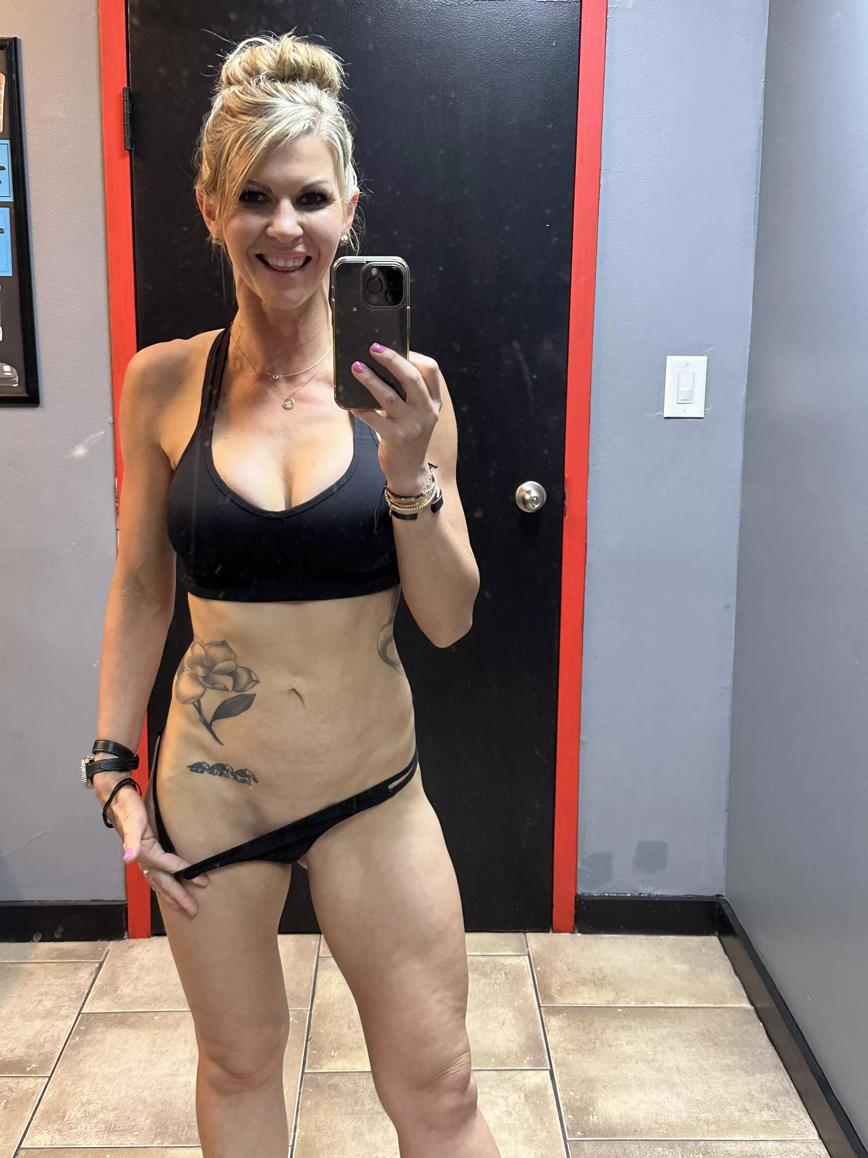 Just a little locker room fun with my mombod posted by fitnesswife1983