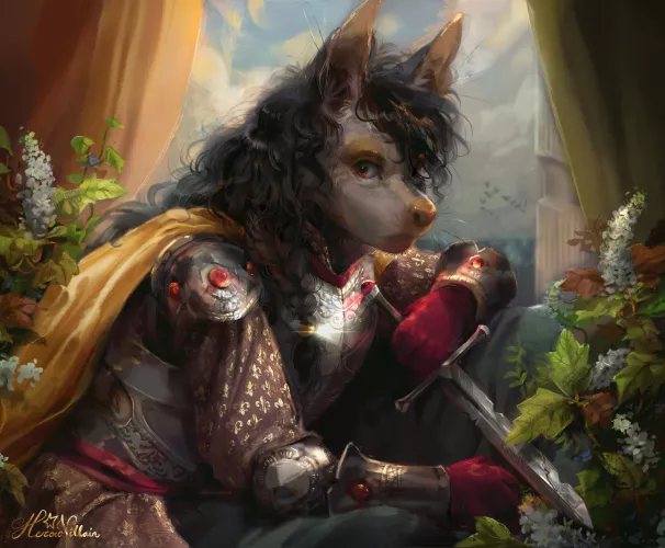 Warrior princess (art-trade) \by me by The_heroic_villain