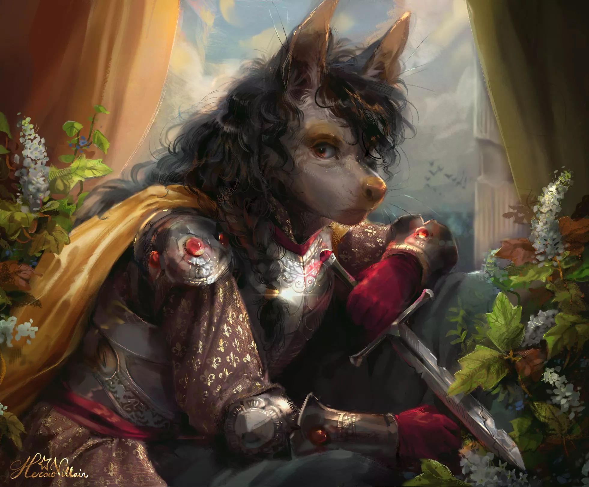 Warrior princess (art-trade) \by me posted by The_heroic_villain