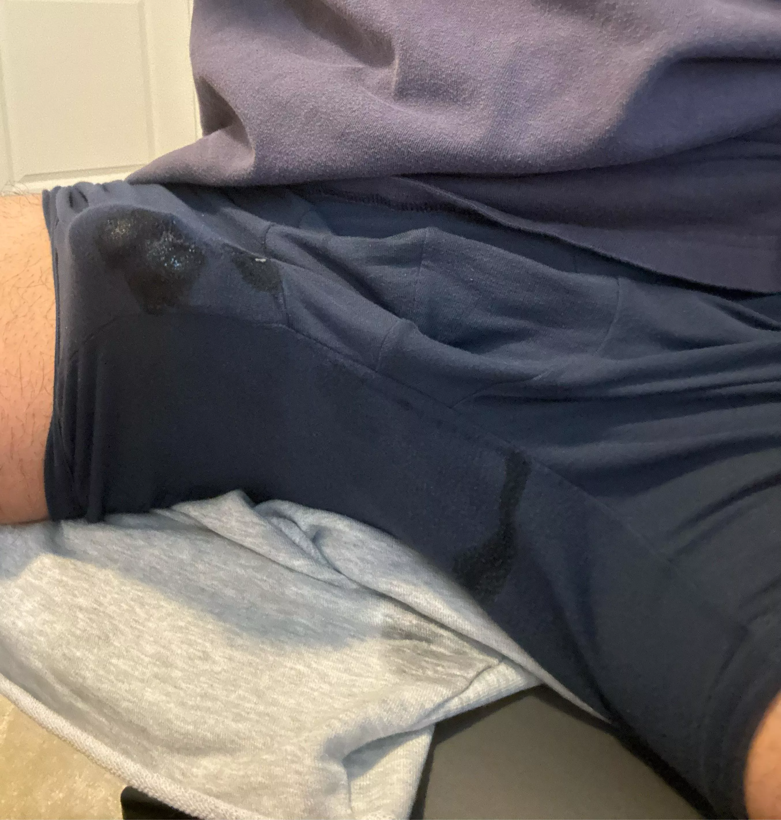 [25] Any advice on how I can get my cock to stop leaking while I work? posted by rafa_can0