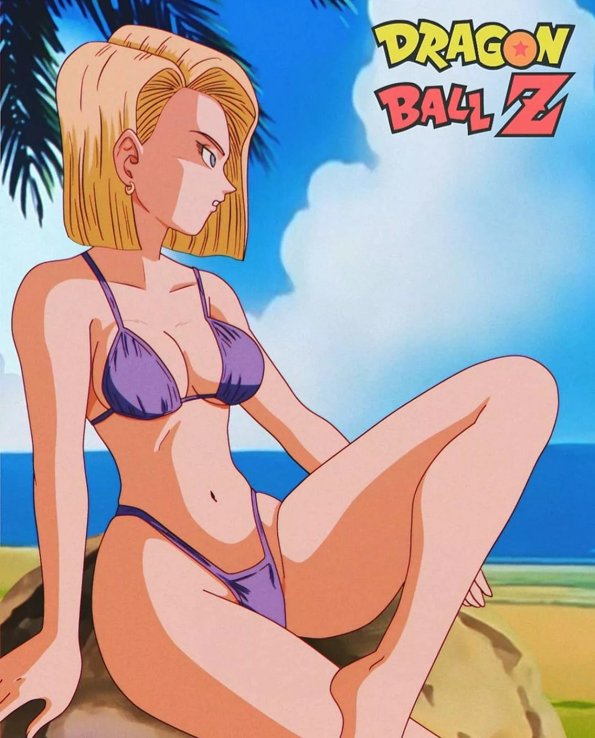 Android 18 in a bikini posted by LafterMastr