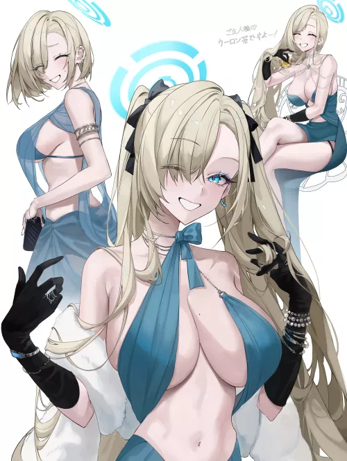 Asuna trying different Hairstyles  [Blue Archive] by CheetahSperm18