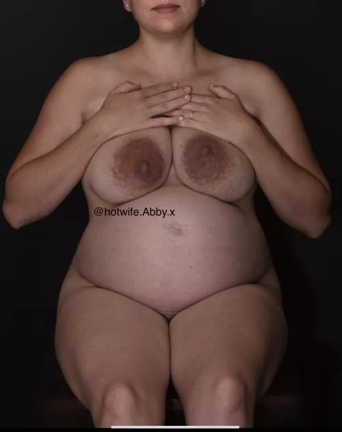 Breeding gone right. I love the feeling of creampie inside of me - the results. by hotwife_abby_x