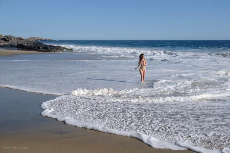 Going for a naked run on the beach by bellatrixortreat