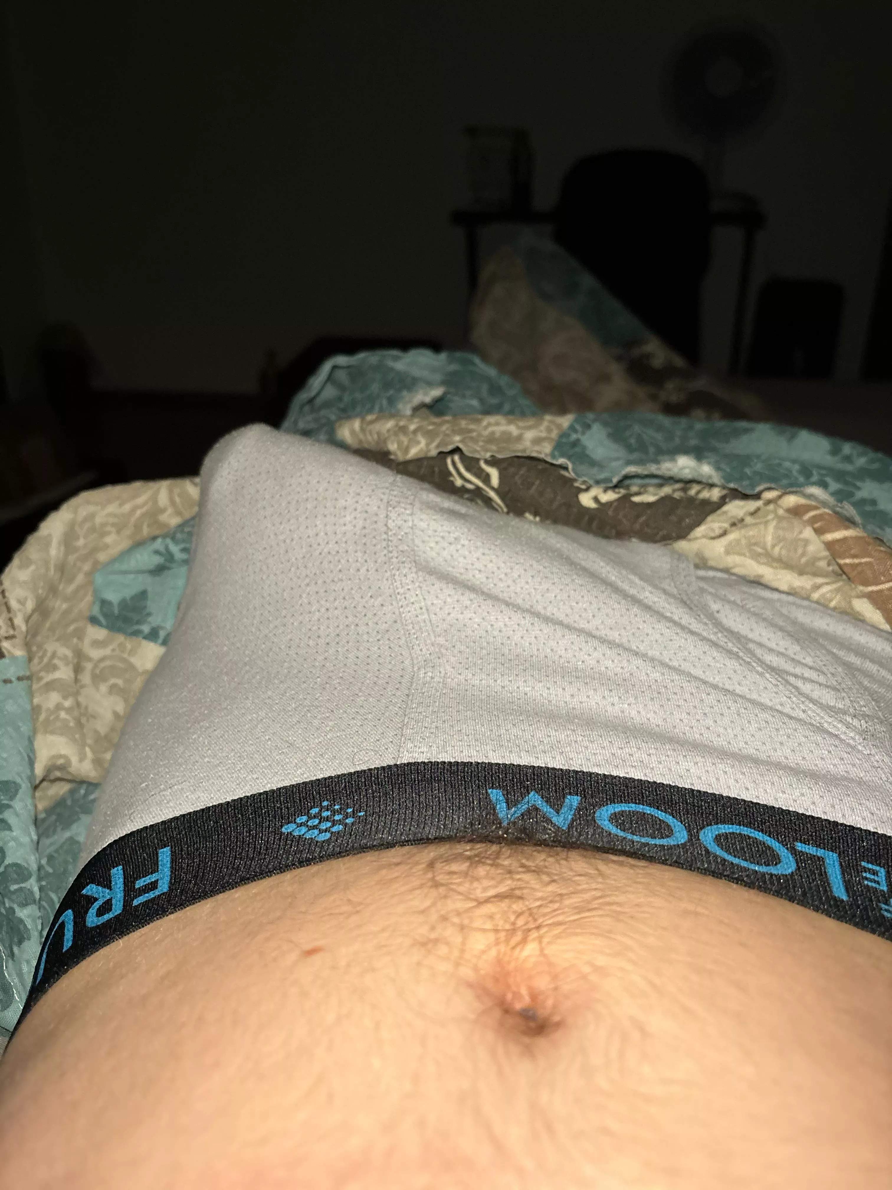 Hard to sleep with a hard dick posted by Bamacockman