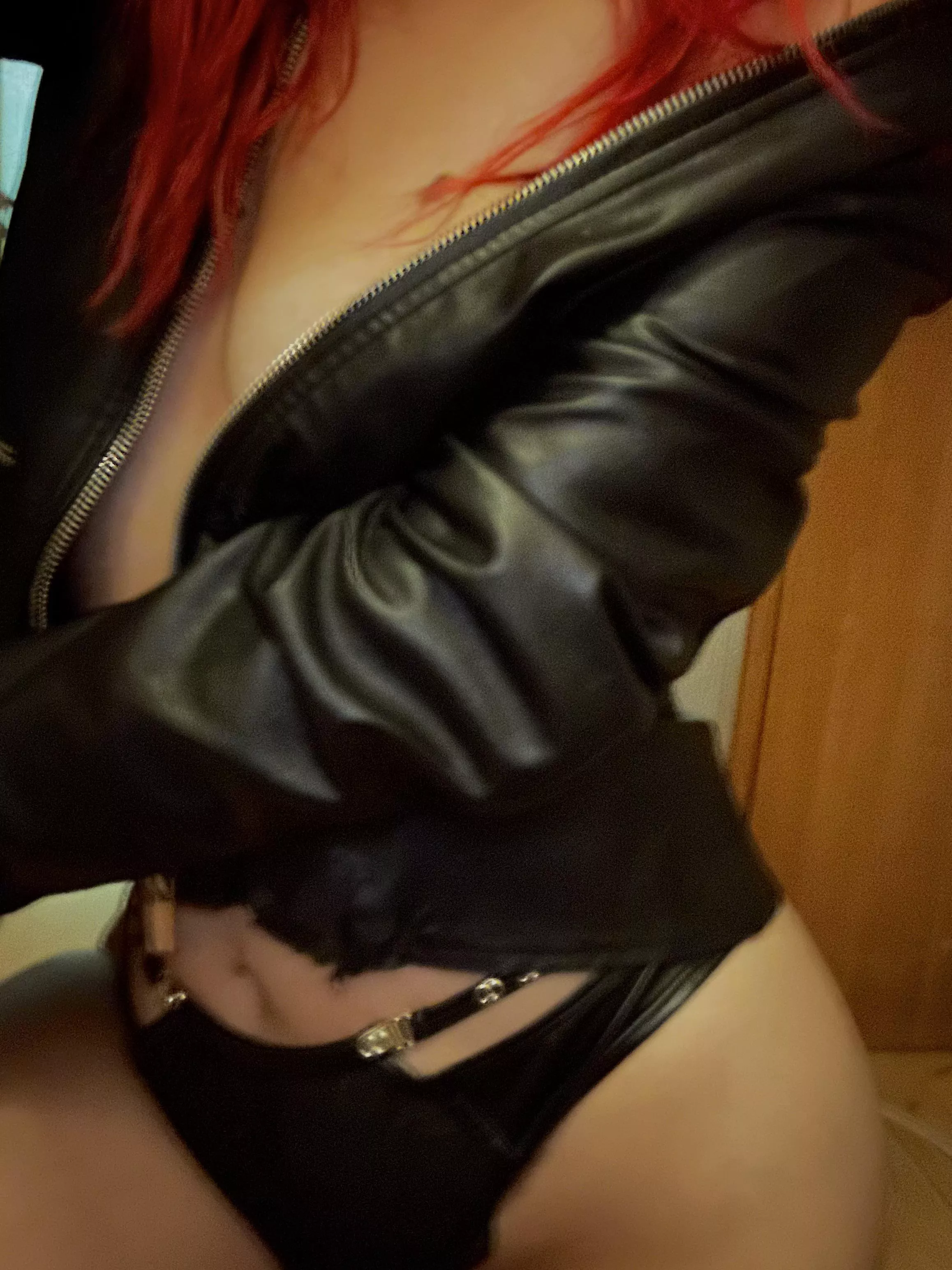 Honest opinion: should I save this leather jacket?😈 posted by redheaddevil9