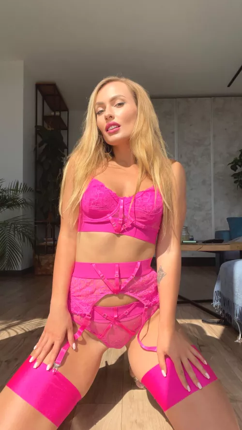 I love the color pink, it always keeps men's eyes on her and their penis by Marjorie_Baker