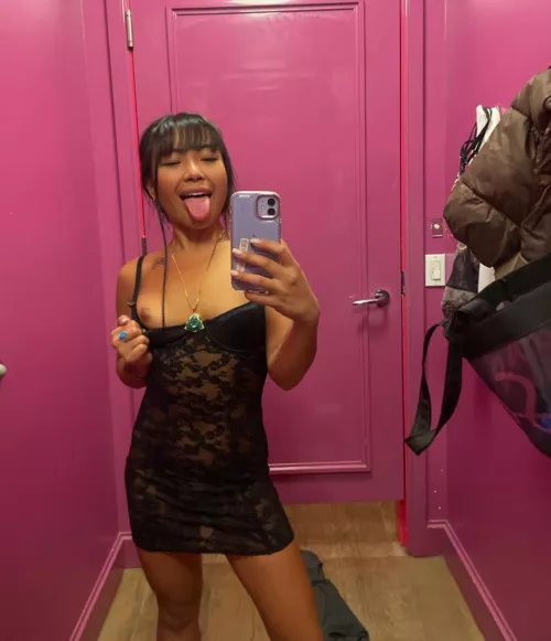 i wanna flash u my asian tittes baby  by asiandolldesires