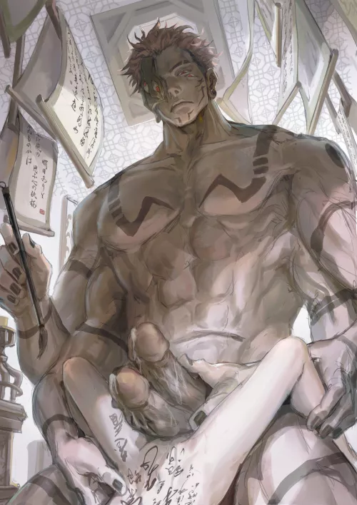 I want heian Sukuna so bad [Jujutsu Kaisen by @woshihedawei] by AffectionateTower782