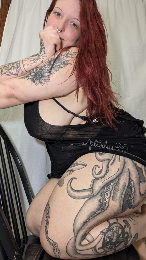 If you look close you can see my nipple rings! (;  by Filterless96