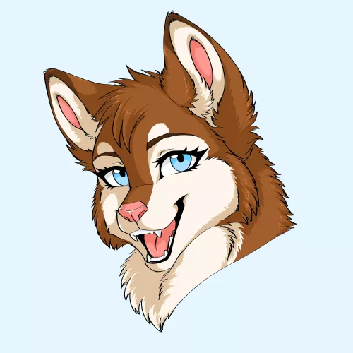 just a husky oc by equuskiang