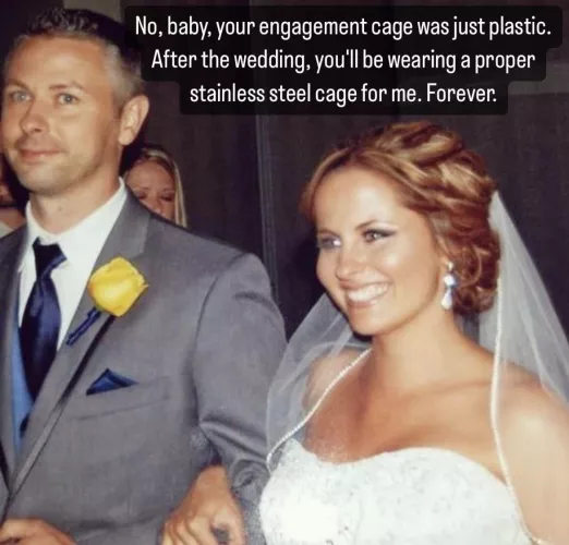 Just say thank you to your new wife 🔐 by keyholdercaptions